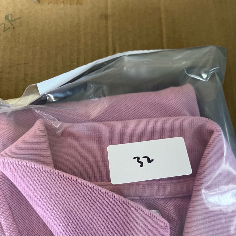 Lacoste Men's Soft Pink Polo Shirt - Picture 6 of 6